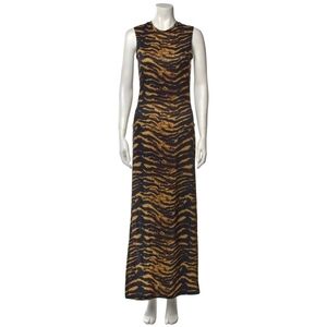 Adam Selman Animal Print Long Dress/Size:S/Excellent condition